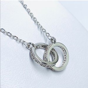 Sterling Silver CZ Necklace